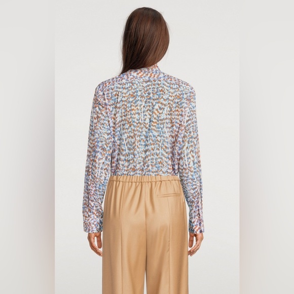 THEORY Printed Classic Menswear Shirt size Small - Picture 2 of 12